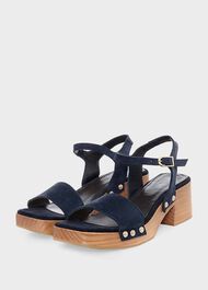 Emilia Clog, Navy, hi-res