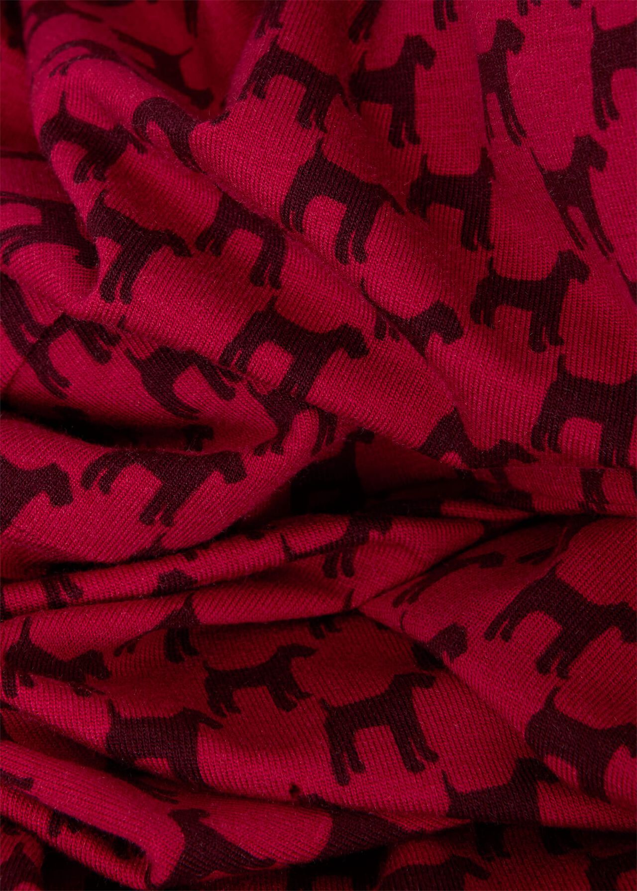 Indi Jersey Dress, Berry Red, hi-res