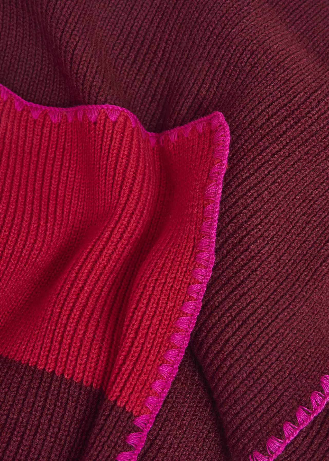 Esme Scarf, Rhubarb Red, hi-res