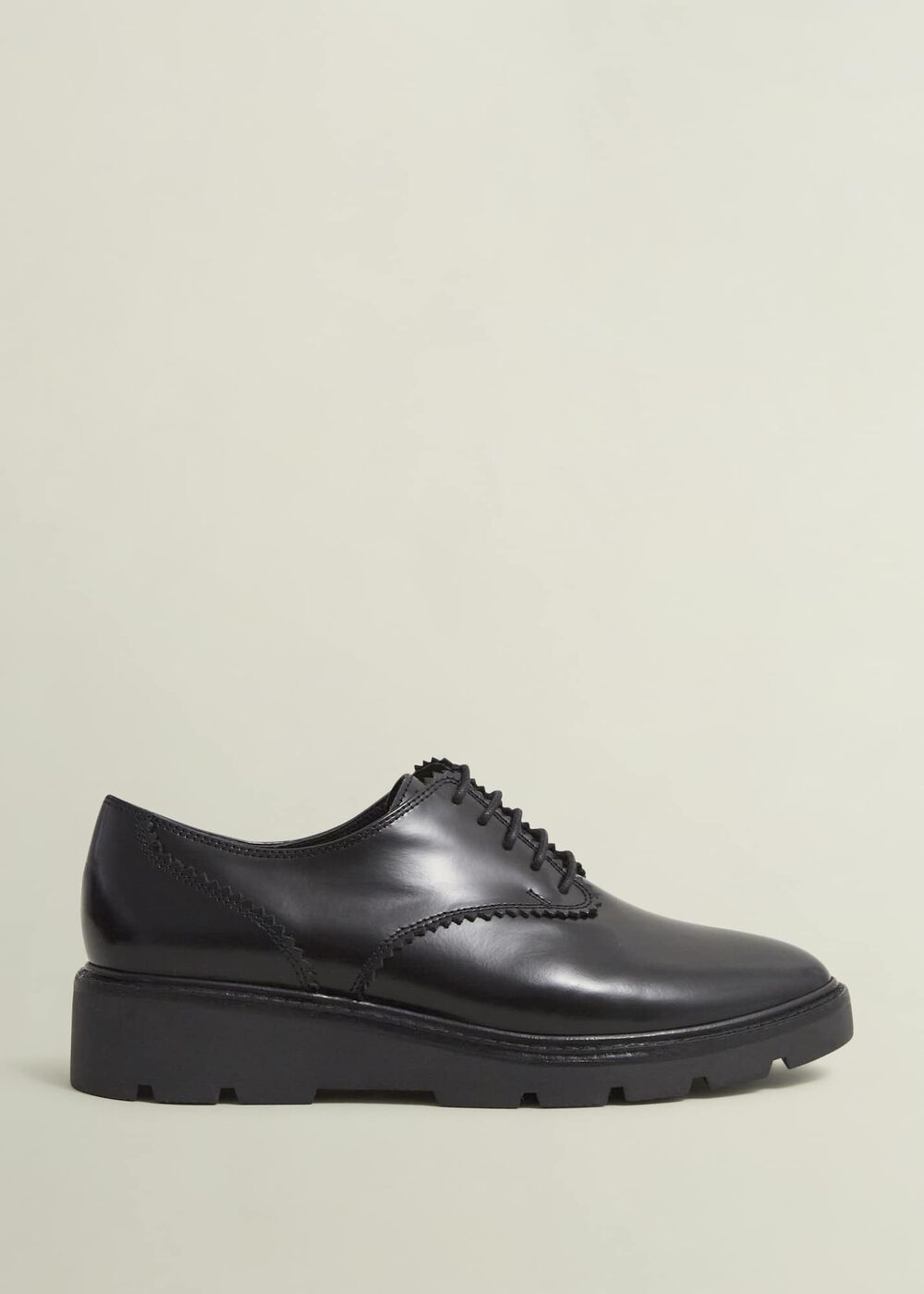 Chelsey Lace-Up Shoes, Black, hi-res