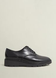 Chelsey Lace-Up Shoes, Black, hi-res