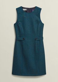 Sariah Wool Dress, Green Multi, hi-res
