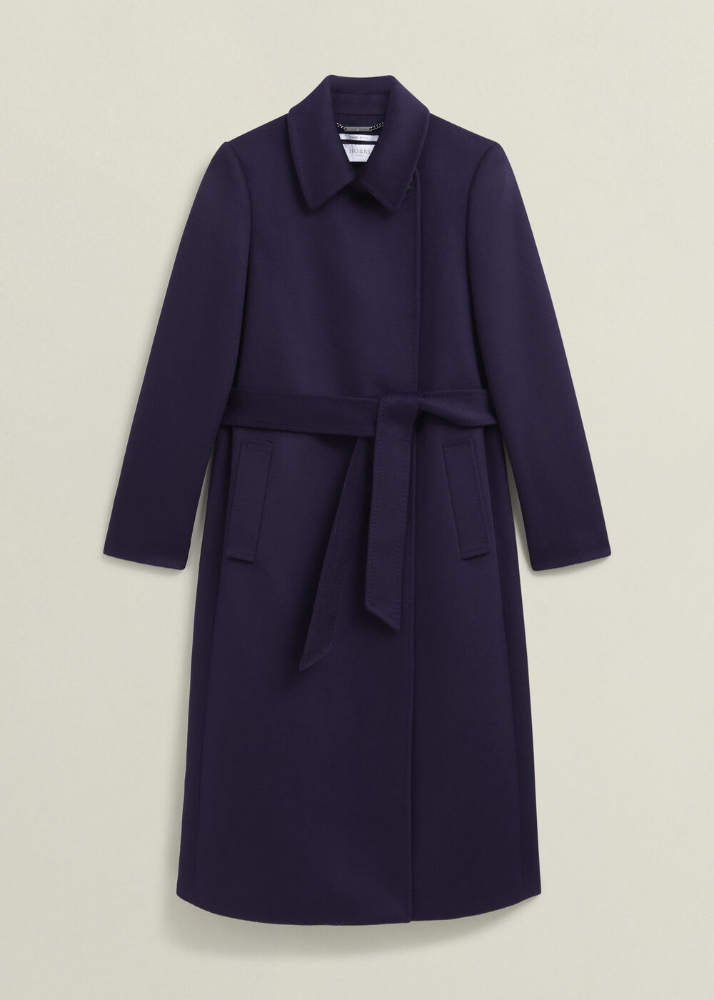 Petite Livia Wool Coat, Midnight Purple, hi-res
