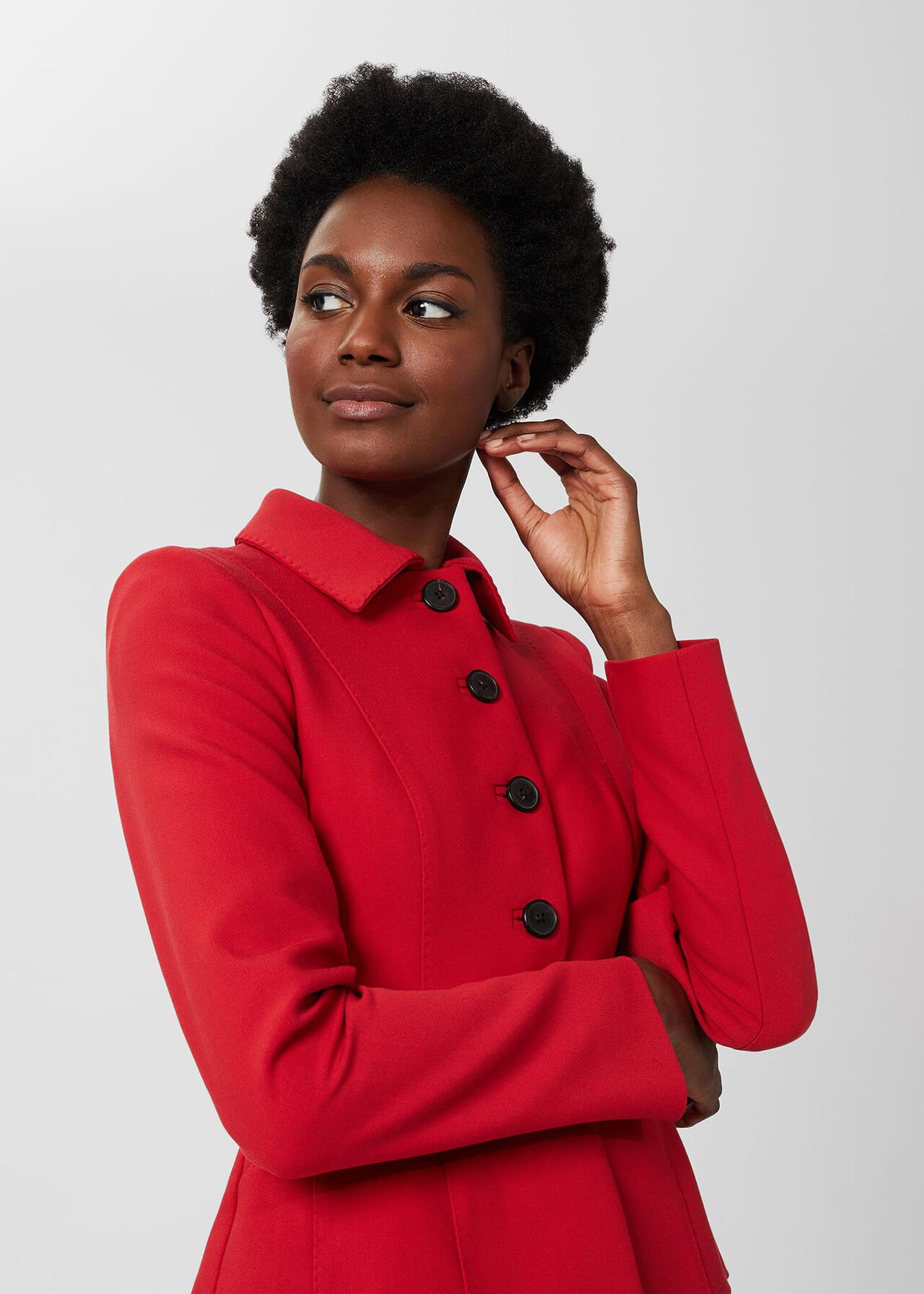 Beatrix Sculpting Jacket, Scarlet Red, hi-res