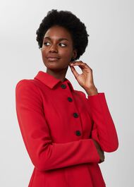 Beatrix Sculpting Jacket, Scarlet Red, hi-res
