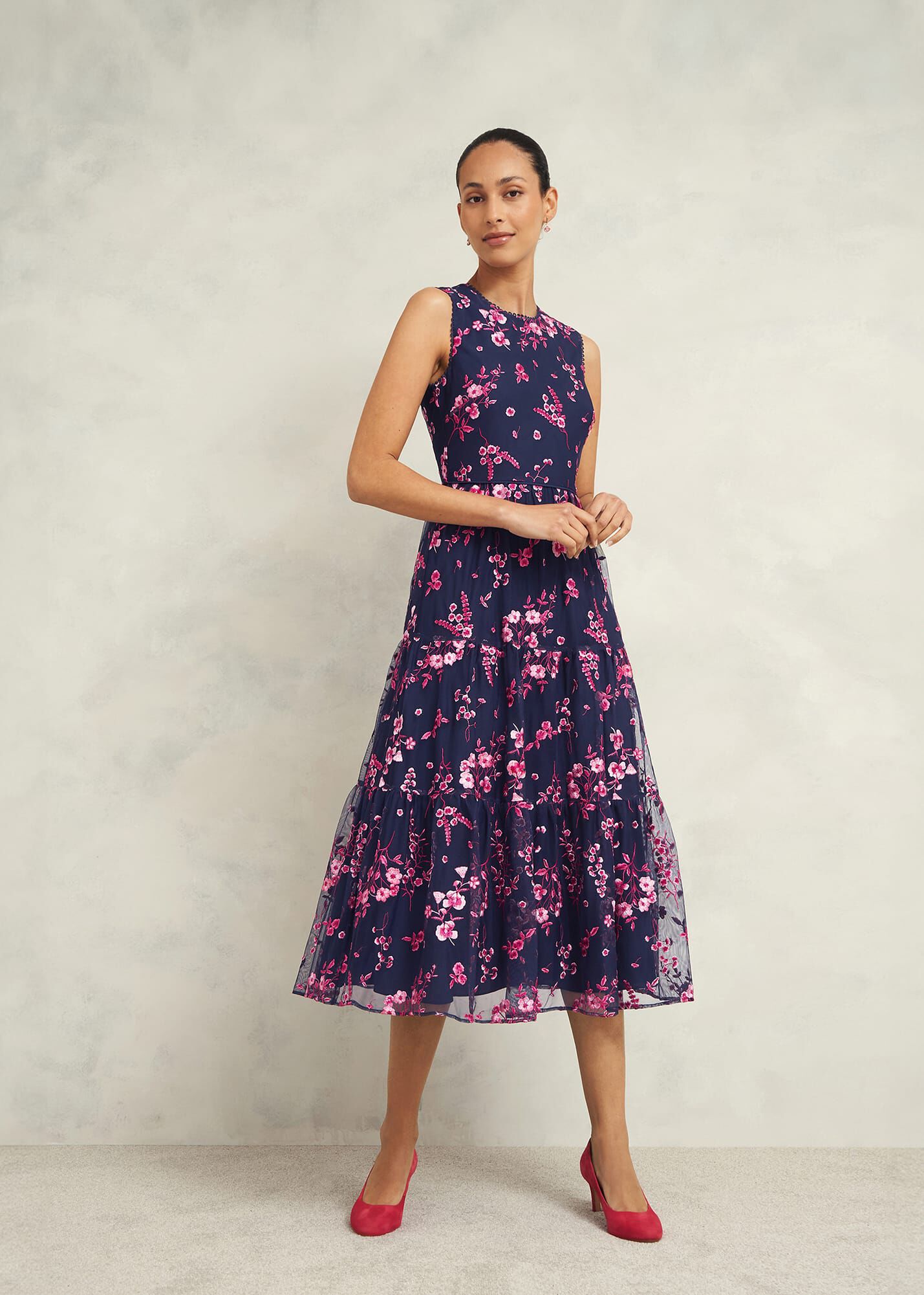 Hobbs bethany coat navy discount