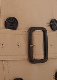 Skylar Shower Resistant Trench Coat, Tan, hi-res