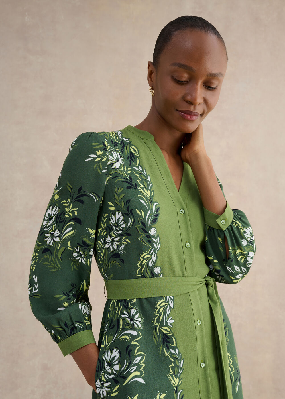 Apolline Dress, Green Multi, hi-res