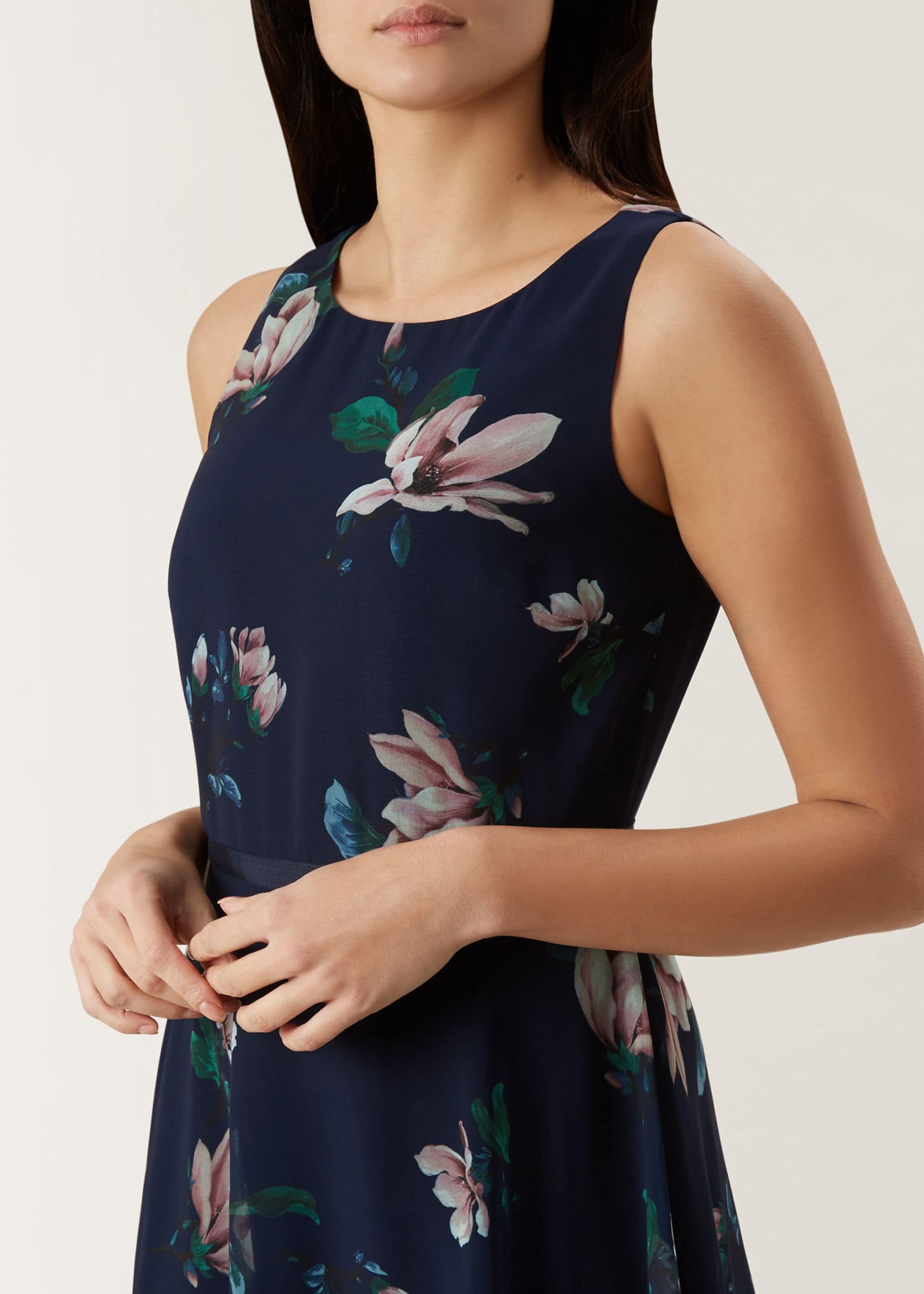 hobbs navy carly dress