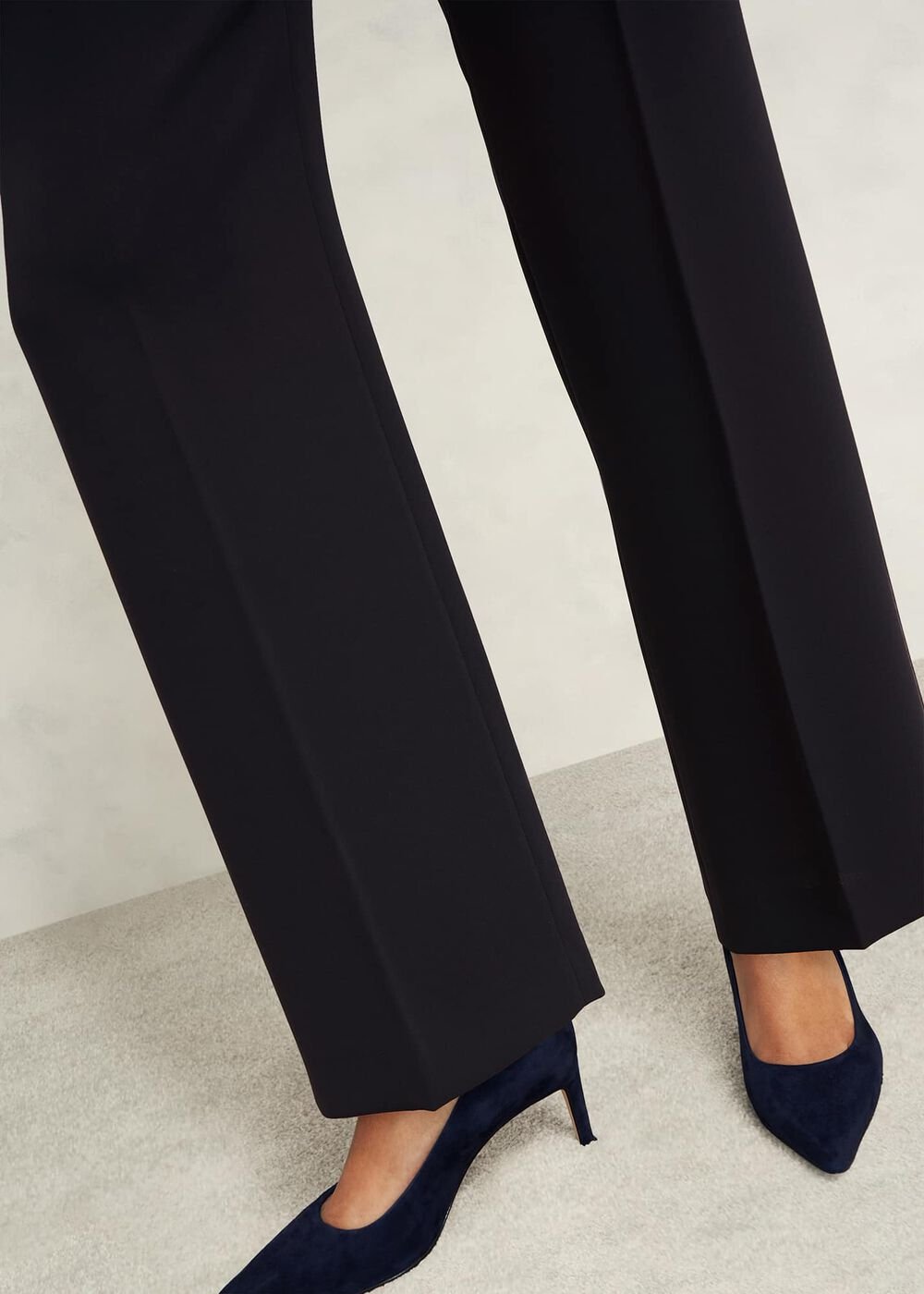 Petite Mel Wide Pants, Navy, hi-res