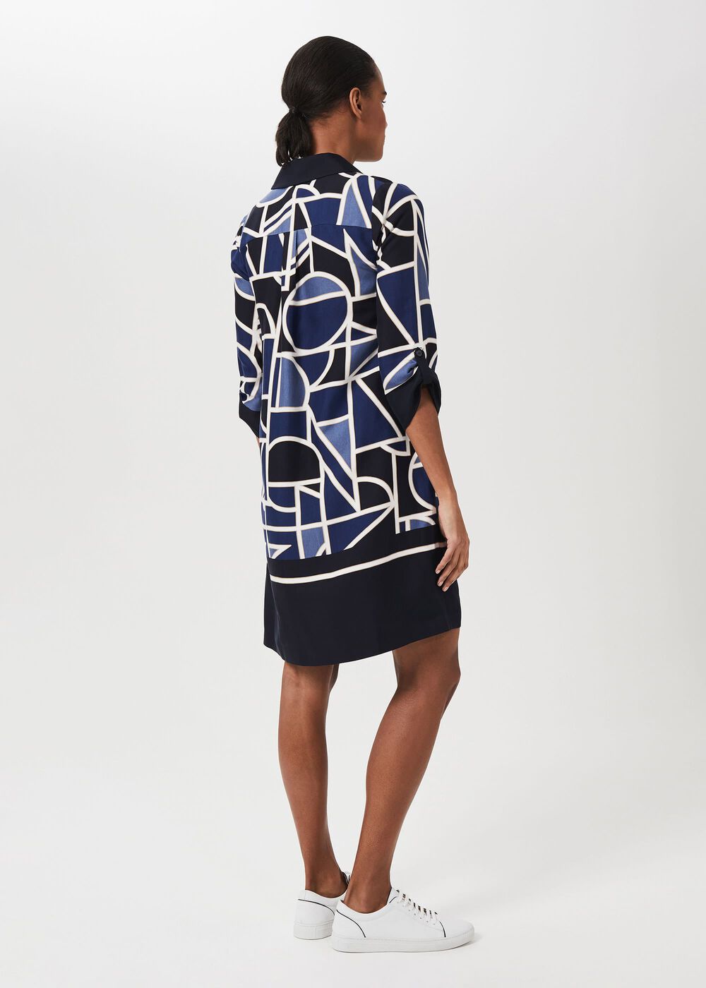 Marci Tunic Dress, Blue Multi, hi-res