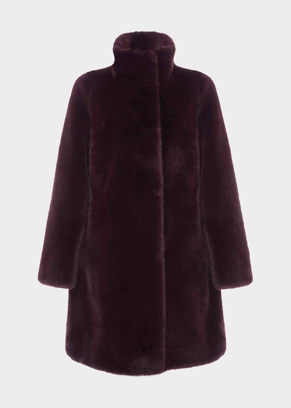 Petite Maddox Coat, Dark Berry, hi-res