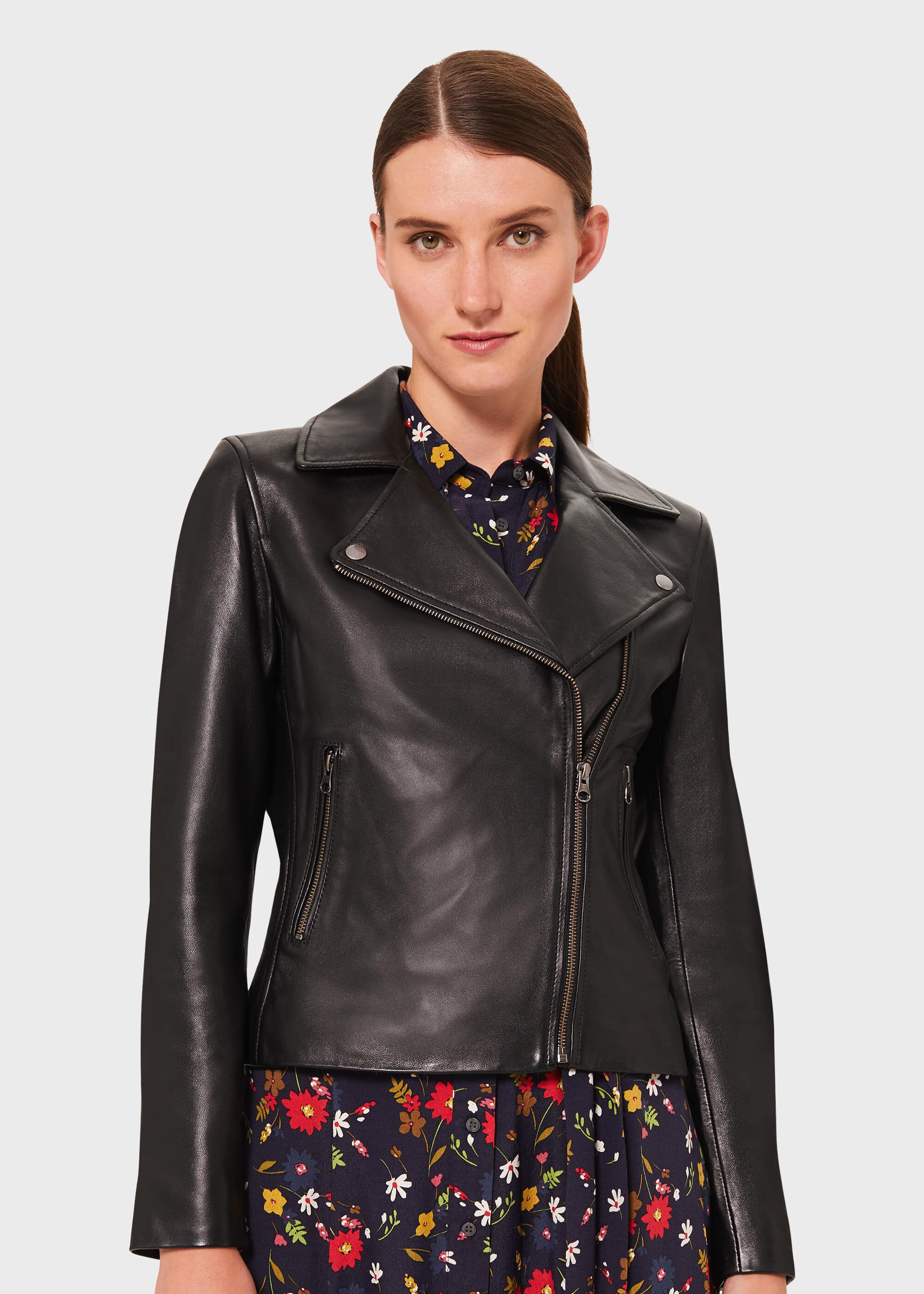 Hobbs yasmine leather jacket shop