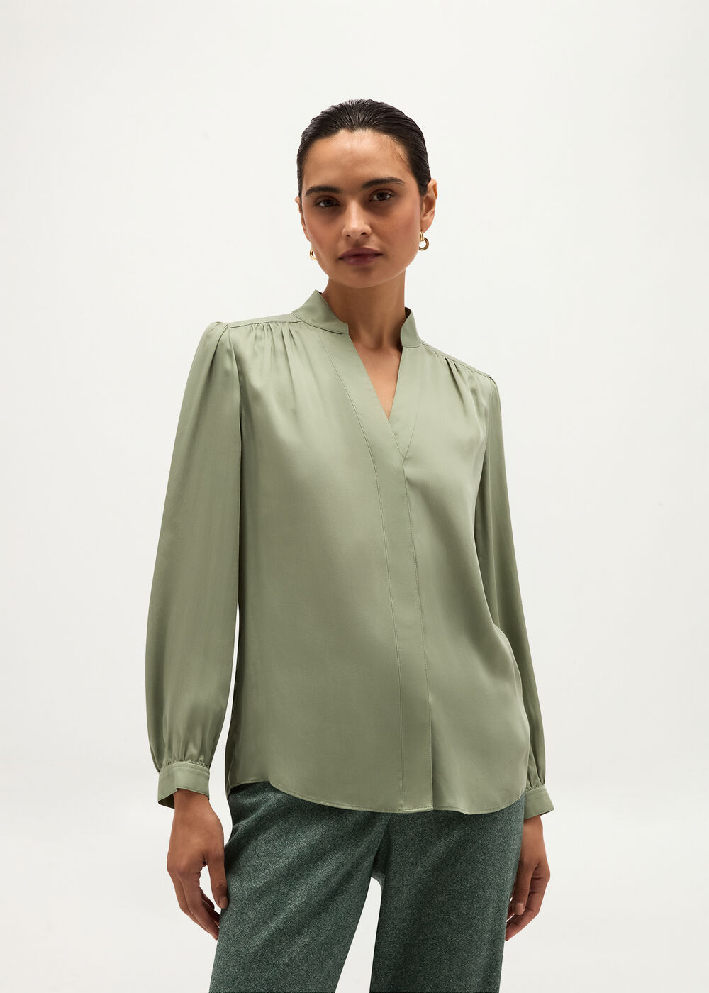 Gwen Satin Blouse