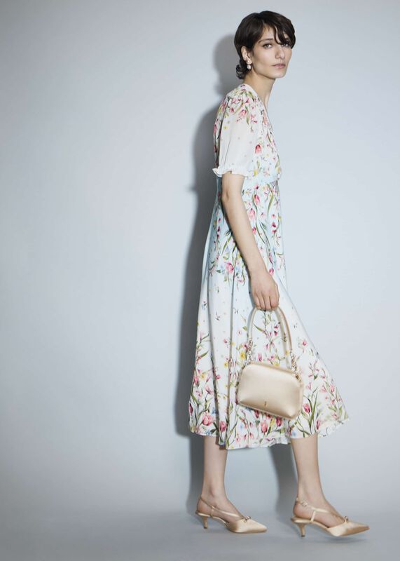 Belmond Silk Floral Ombre Dress