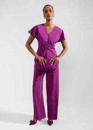 Venetia Top, Magenta Purple, hi-res