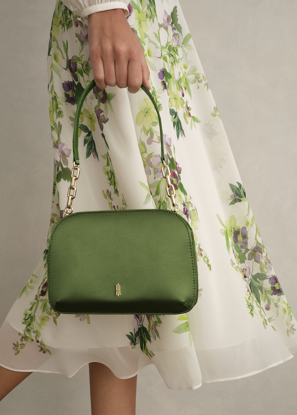 Milan Clutch, Bay Leaf Green, hi-res