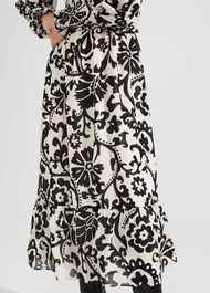 Marie Dress, Ivory Black, hi-res