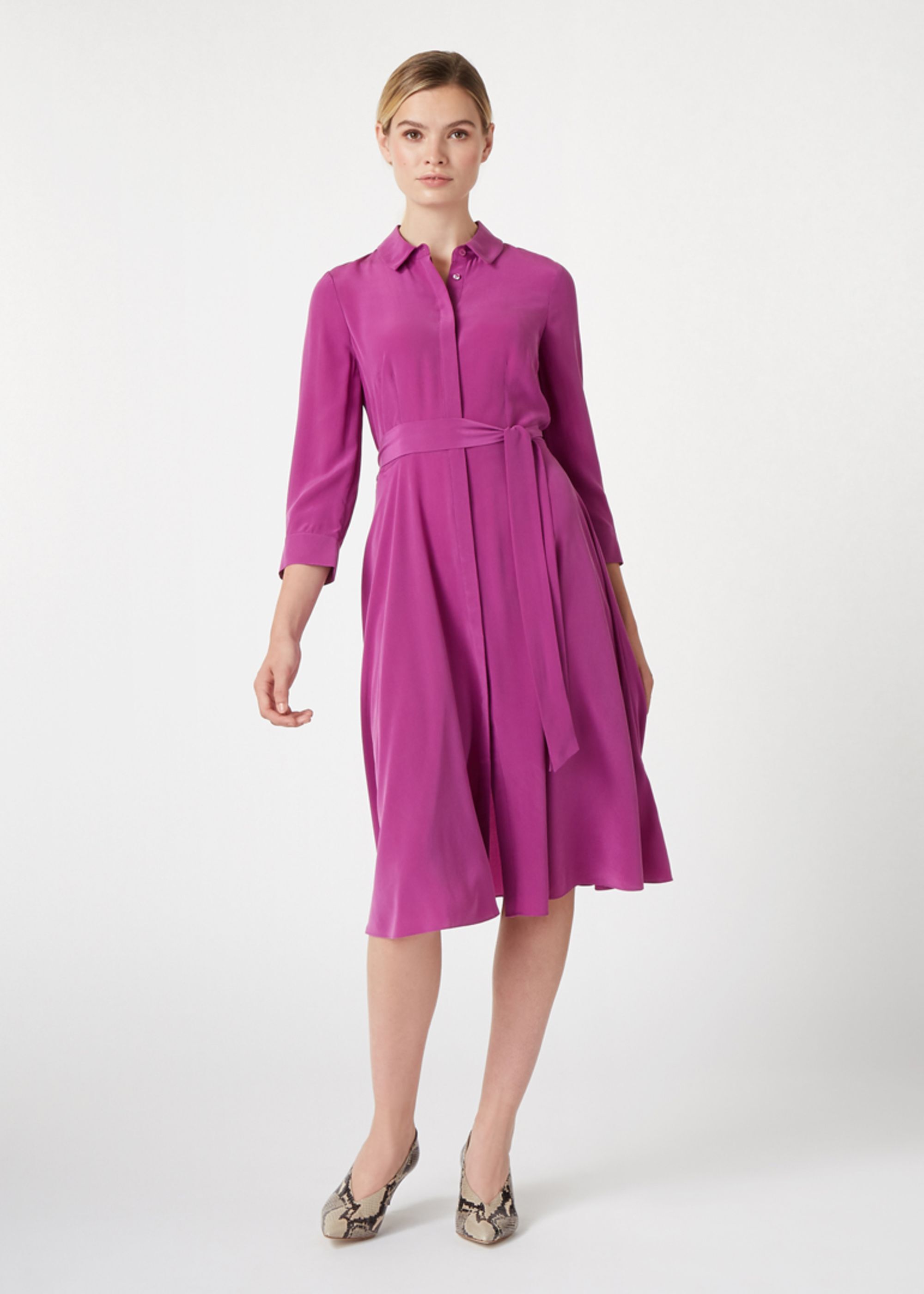 hobbs purple dress