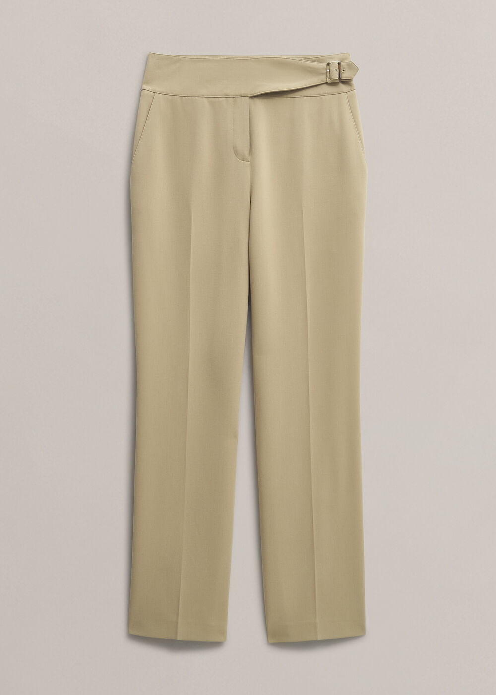 Leila Straight Leg Trousers, Fawn Beige, hi-res