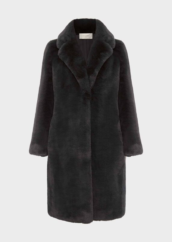 Georgia Faux Fur Collar Coat