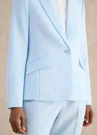 Keighley Blazer, Pale Blue, hi-res
