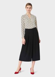 Pina Cropped trousers, Black, hi-res