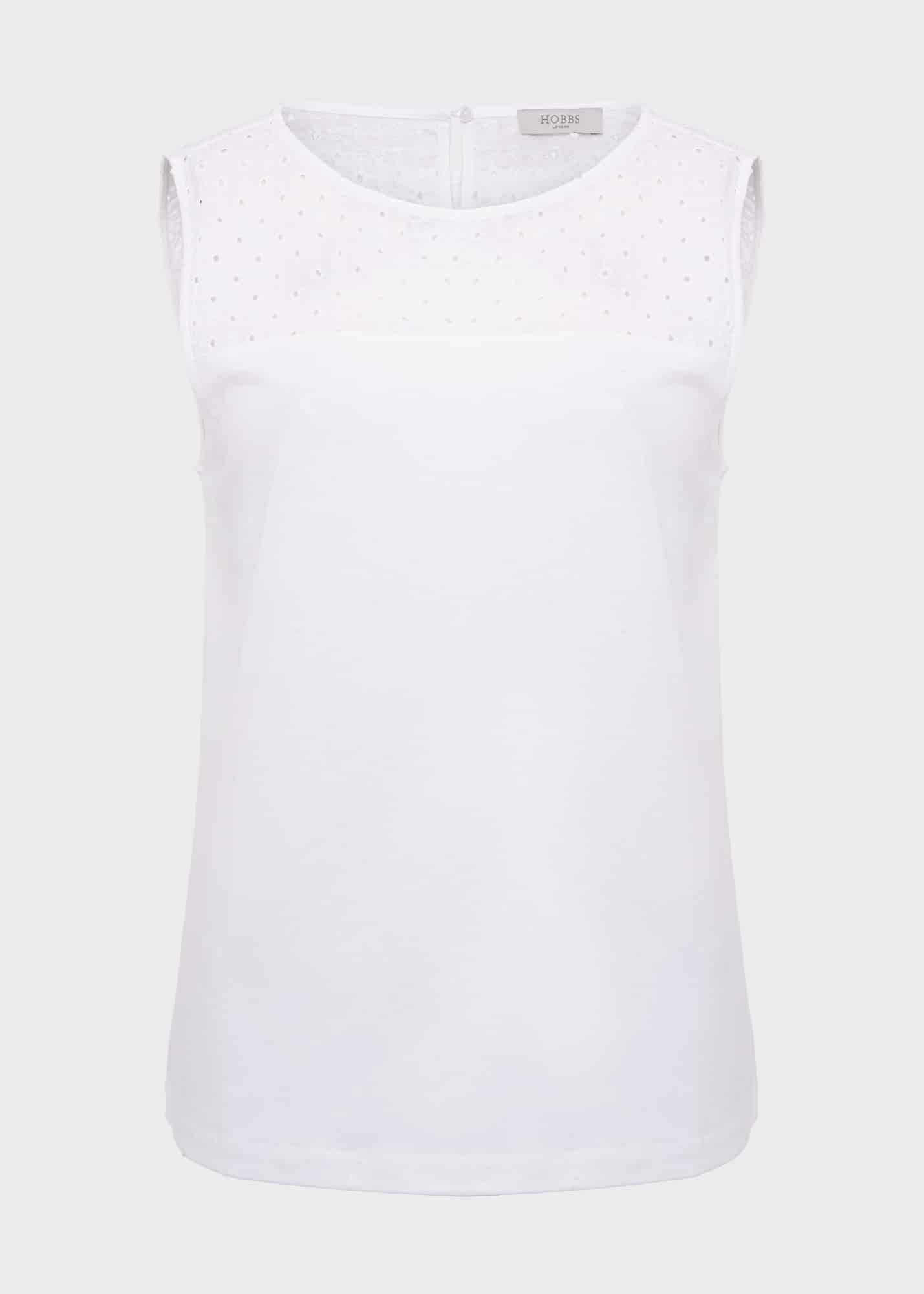 Paige Broderie Tank Top | Hobbs US |