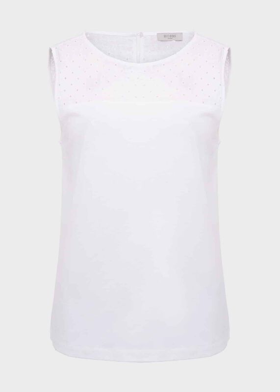 Paige Broderie Vest