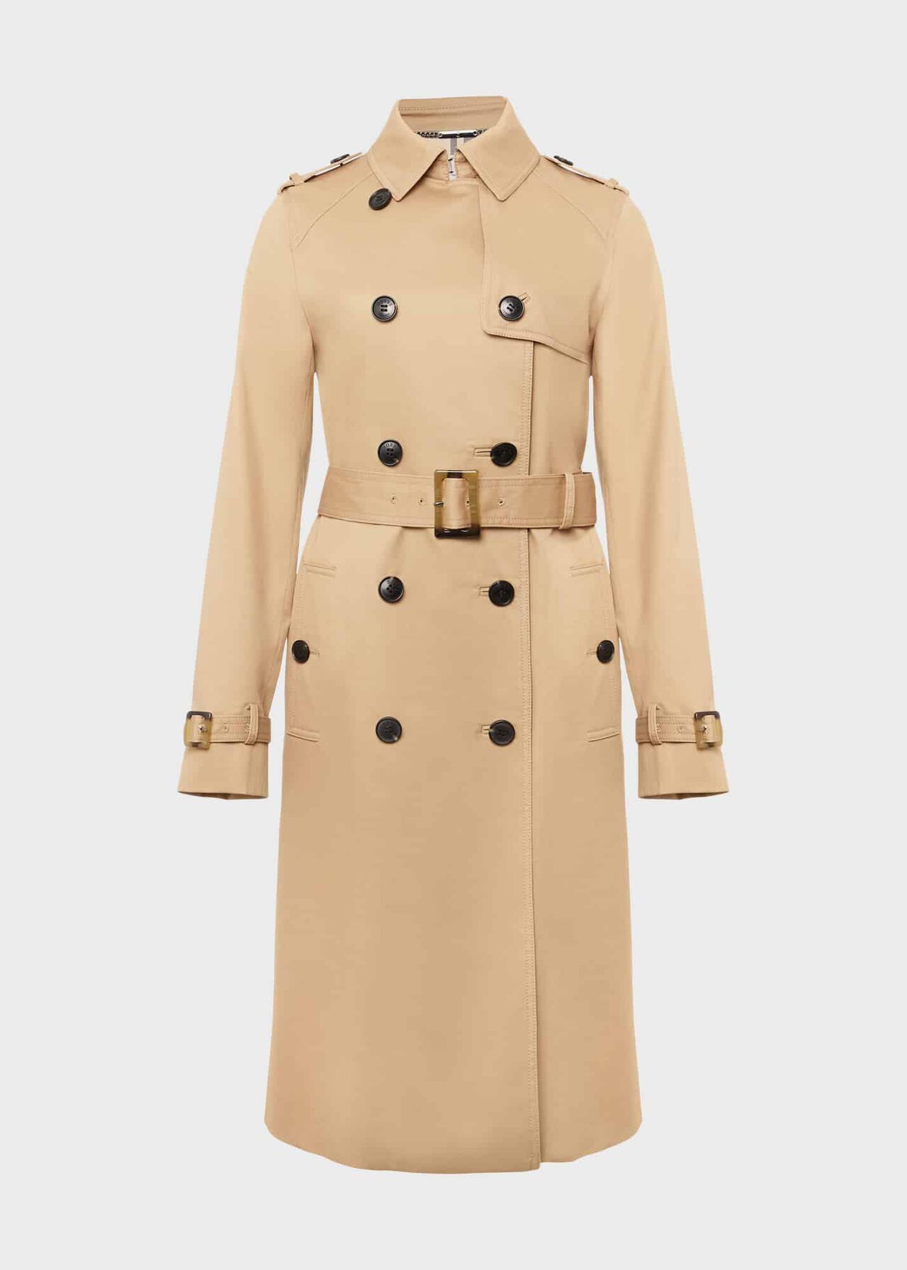 Petite Lisa Trench, Beige Suede, hi-res