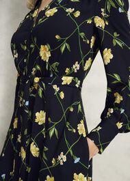 Everly Dress, Navy Multi, hi-res