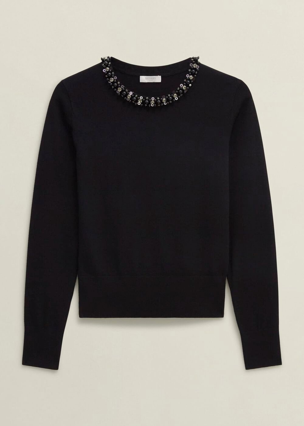Oakley Beaded Jumper, Black, hi-res