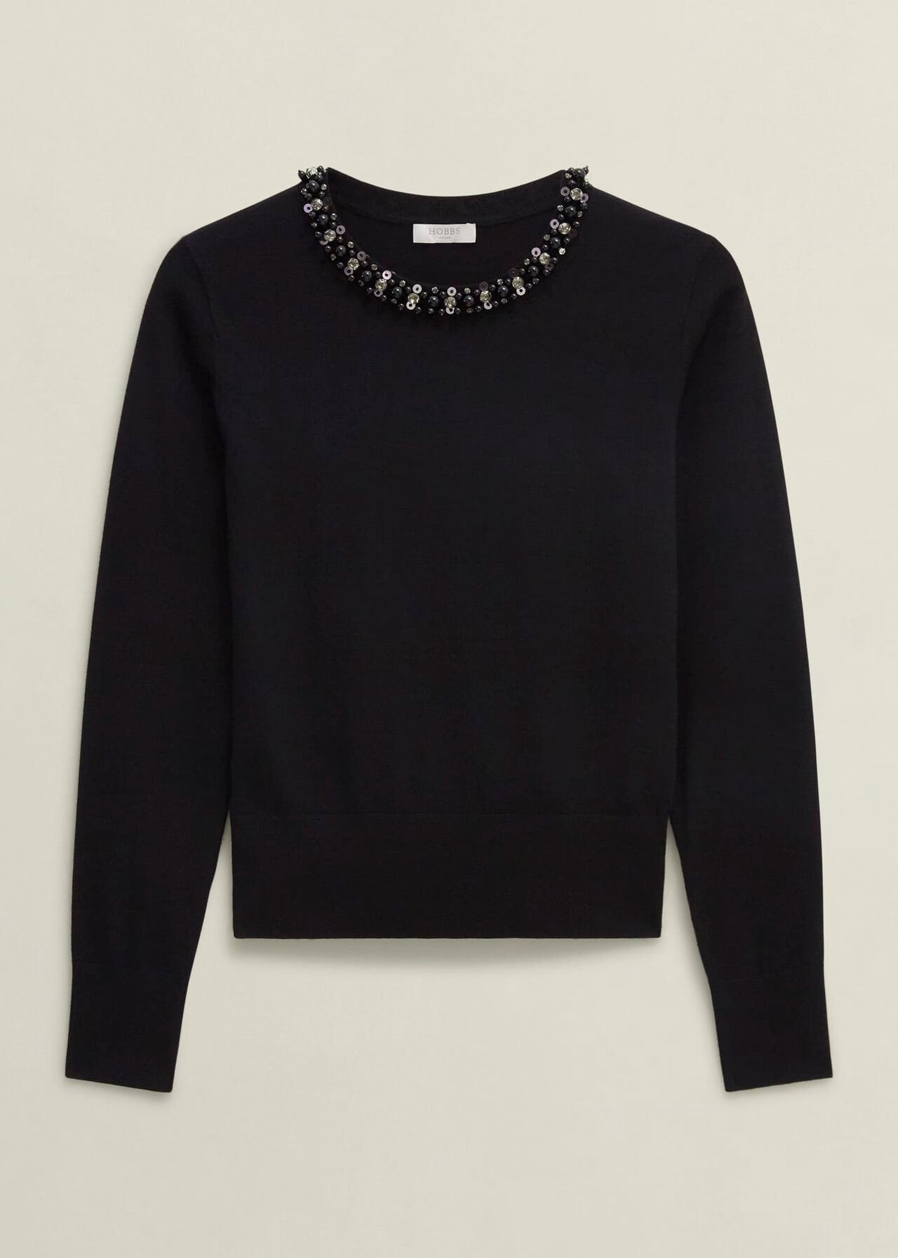Oakley Beaded Jumper, Black, hi-res