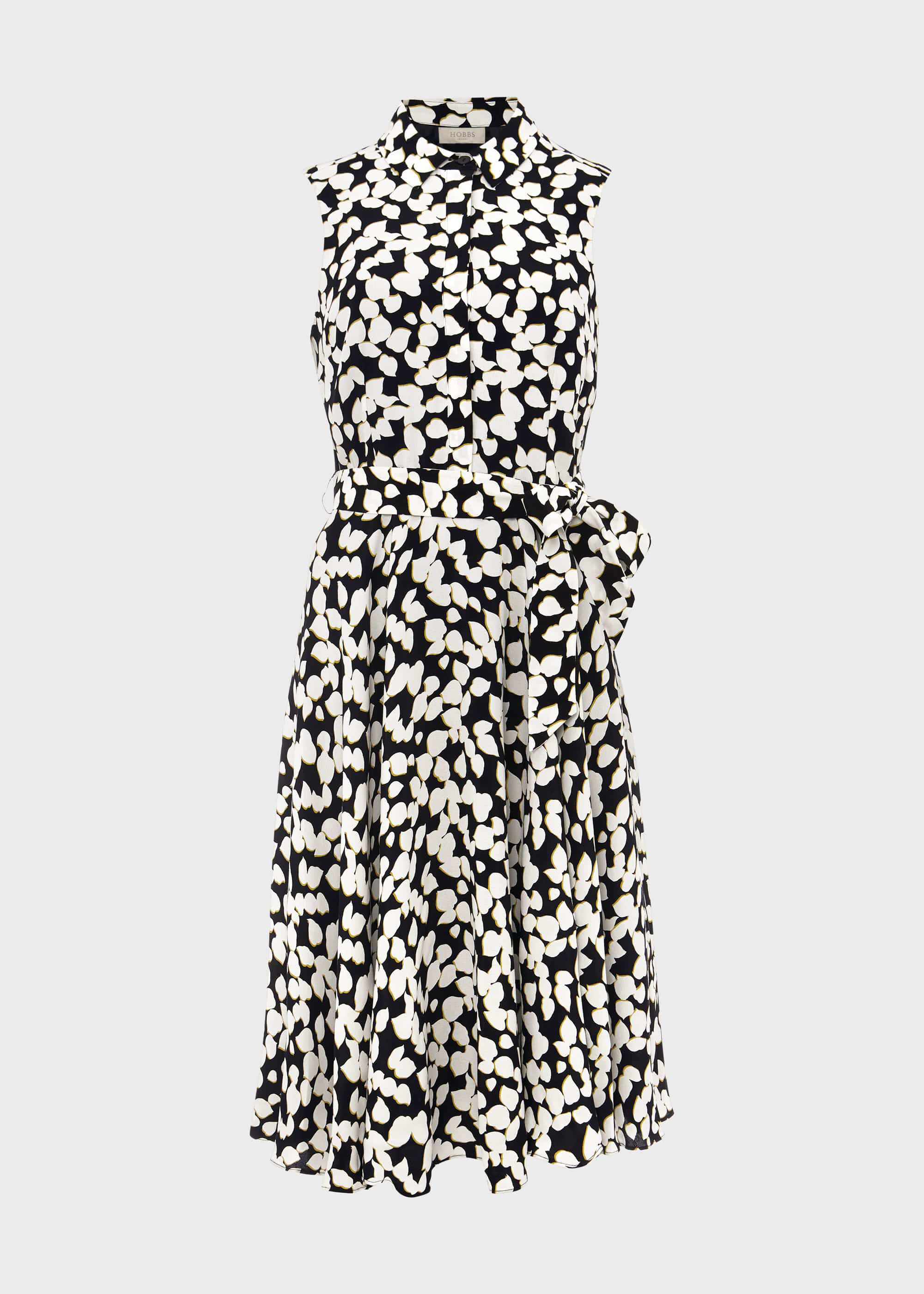 Hobbs belinda spot dress top