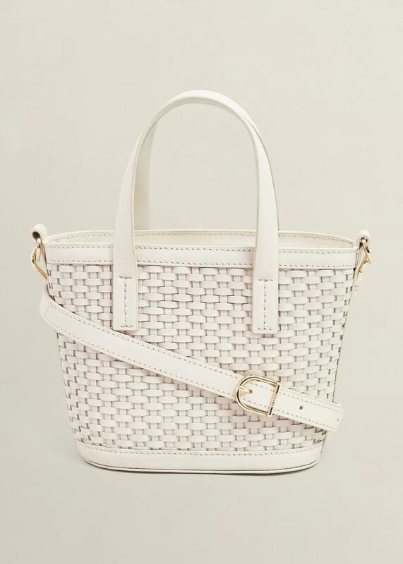Posie Woven Leather Bag