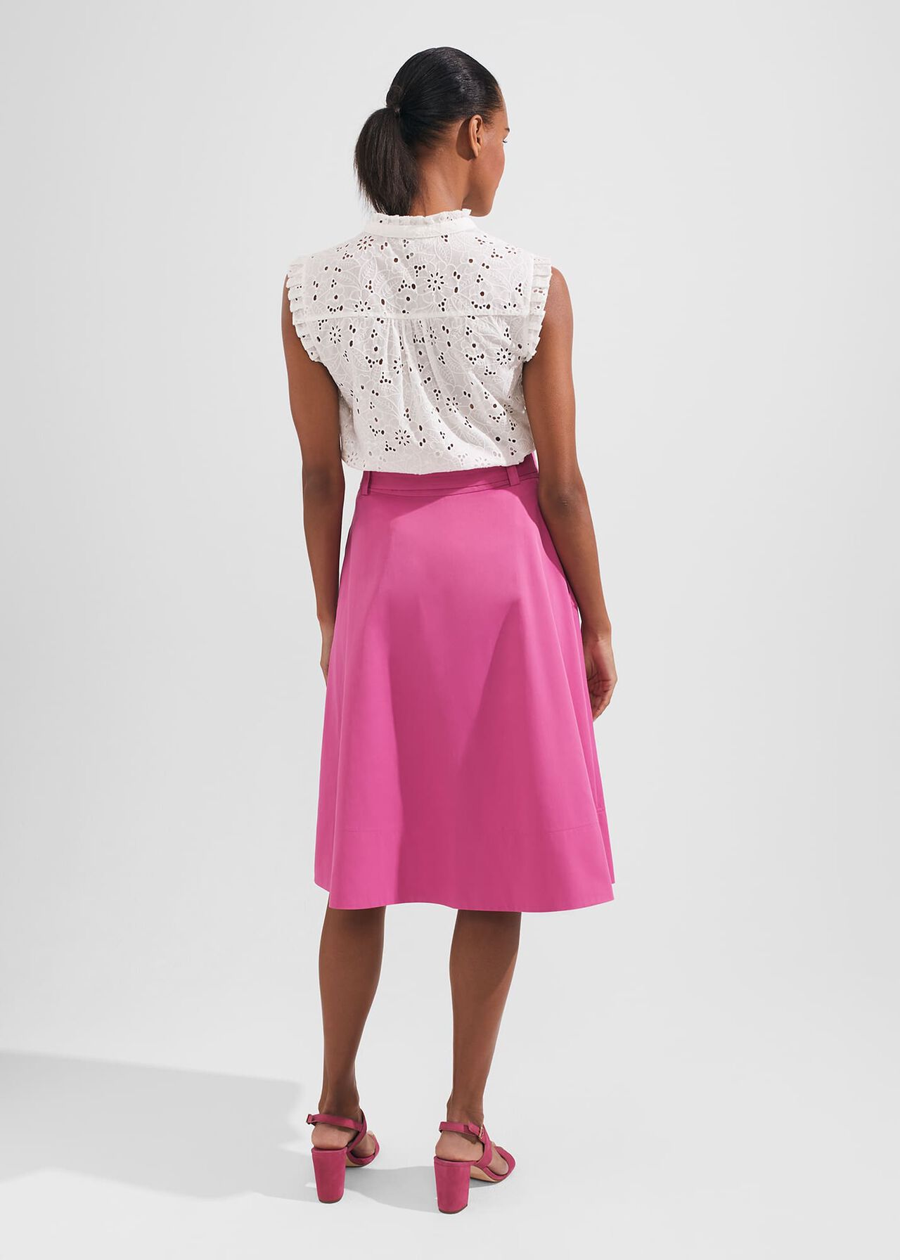 Jeanette Skirt, Deep Fuchsia, hi-res