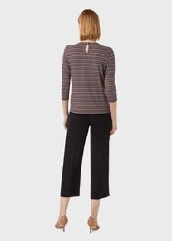 Julia Printed Top, Rust Ivory, hi-res