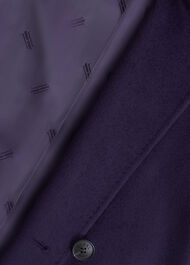 Livia Wool Coat, Midnight Purple, hi-res