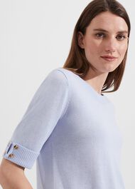 Leanne Jumper With Wool, Shade Blue, hi-res