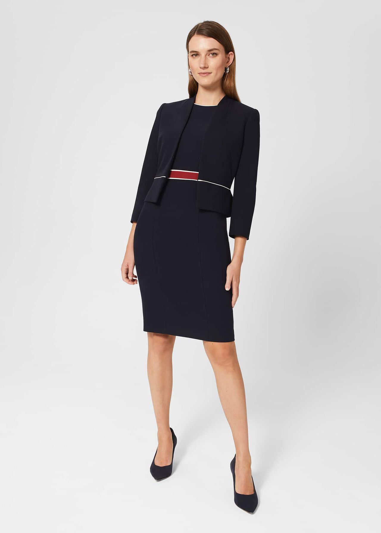 Alexandra Jacket, Navy Ivory, hi-res