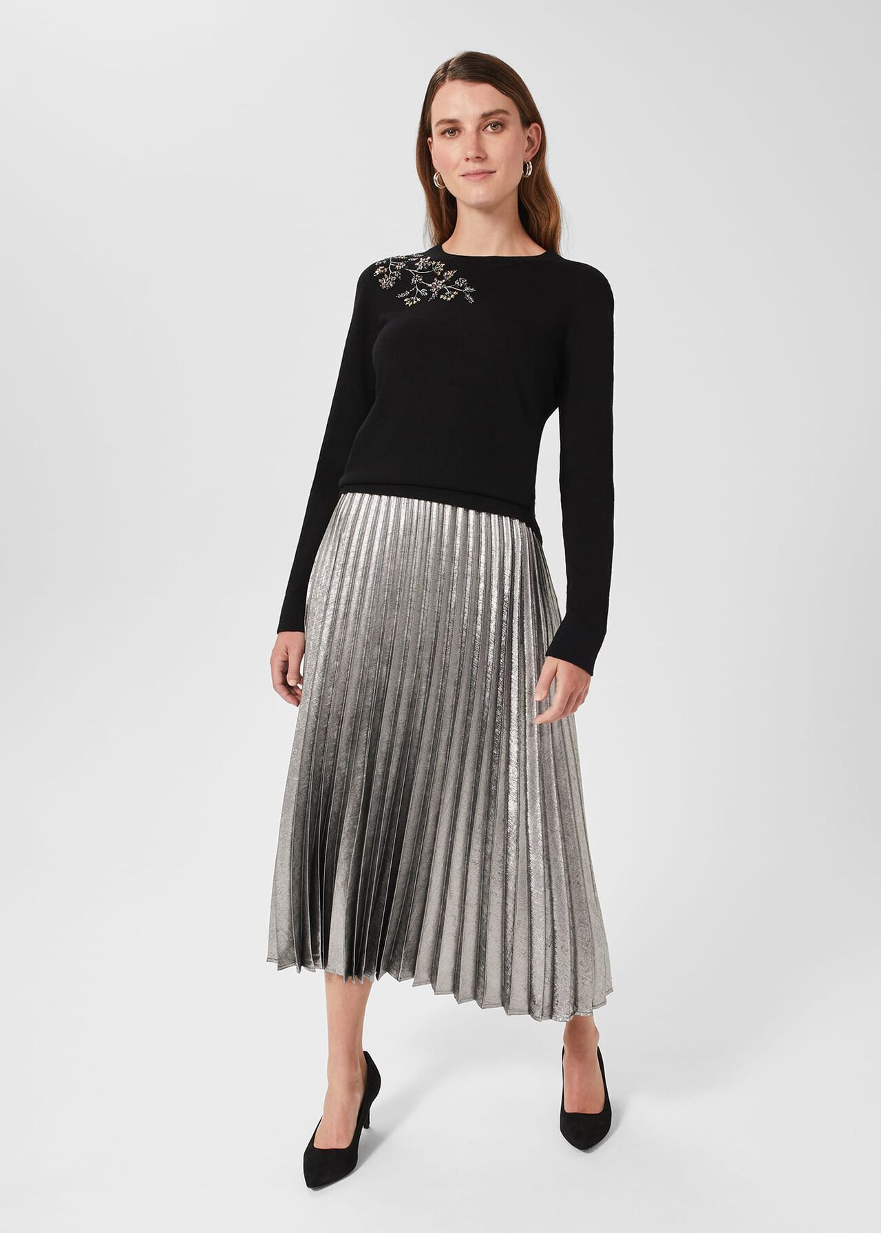 Annabella Pleated Skirt