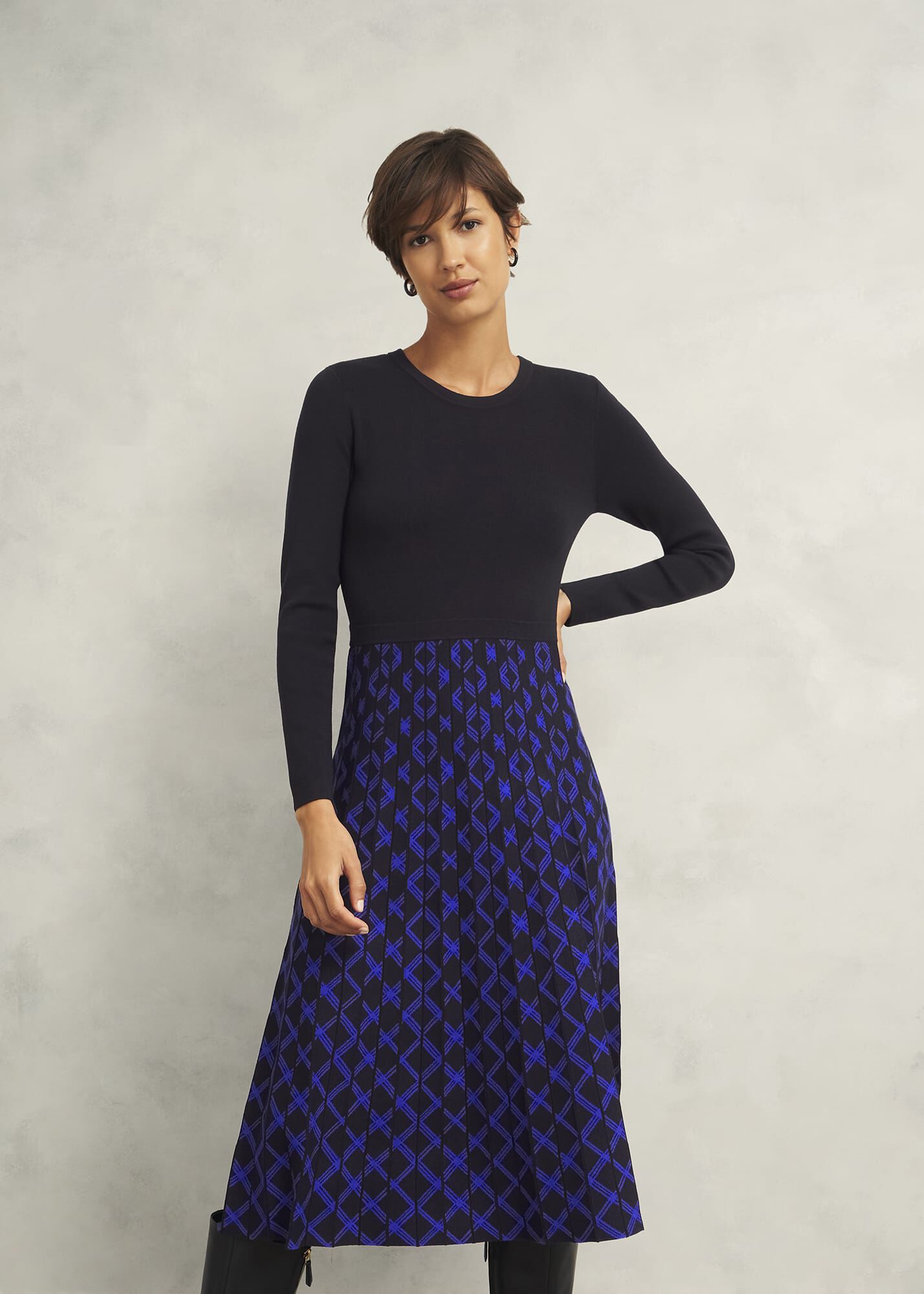 Larna Knitted Dress | Hobbs US |