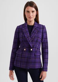 Emberley Wool Jacket, Purple Multi, hi-res