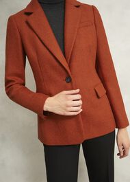 Jess Wool Jacket, Orange, hi-res