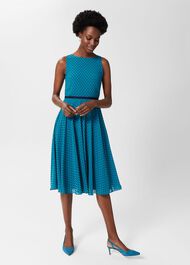Cleo Slingback, Deep Jade Blue, hi-res