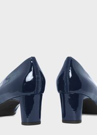 Myra Court Shoes, Navy, hi-res