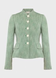 Farren Tweed Jacket, Green, hi-res