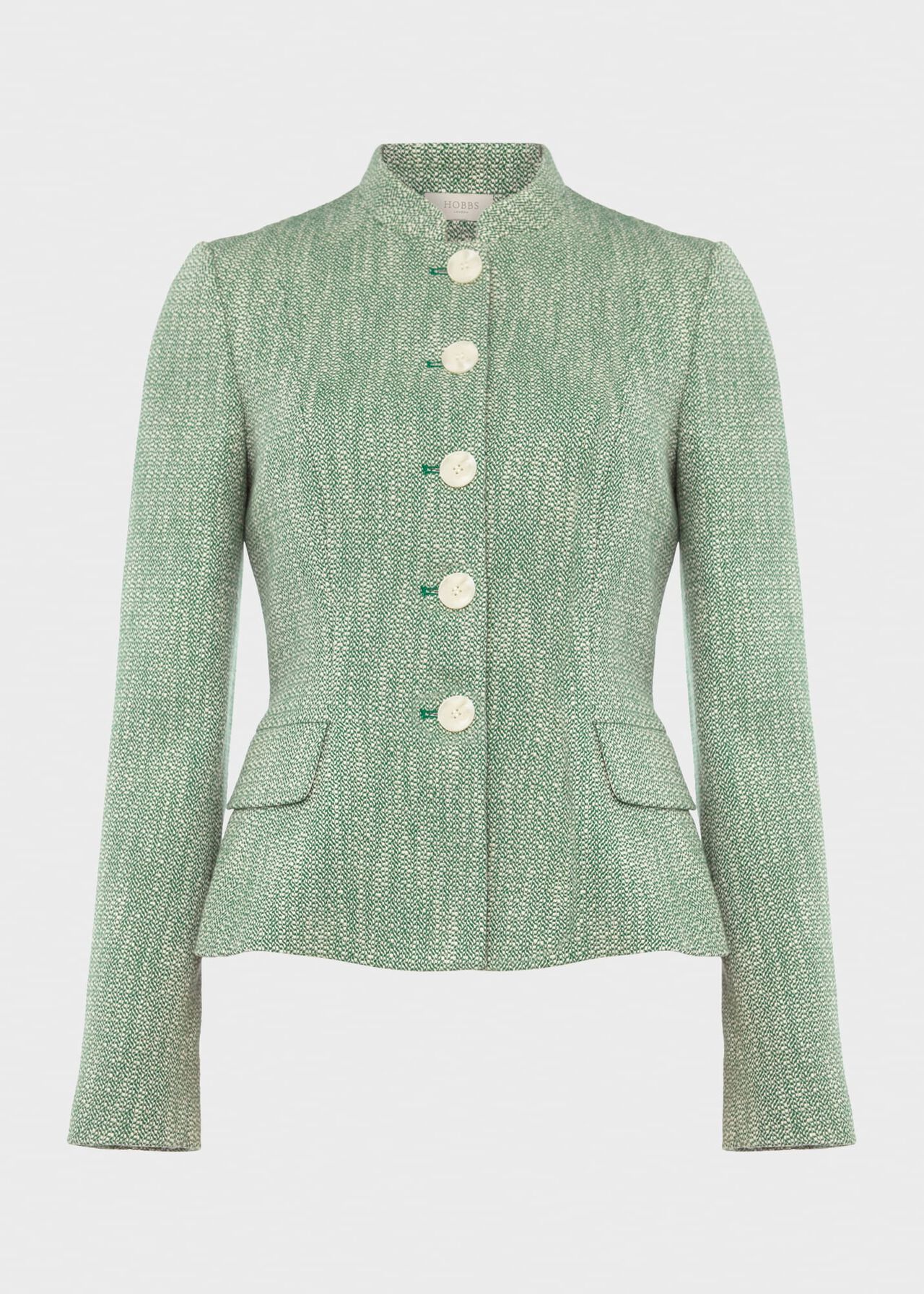 Farren Tweed Jacket, Green, hi-res