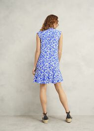 Janey Dress, Blue Ivory, hi-res
