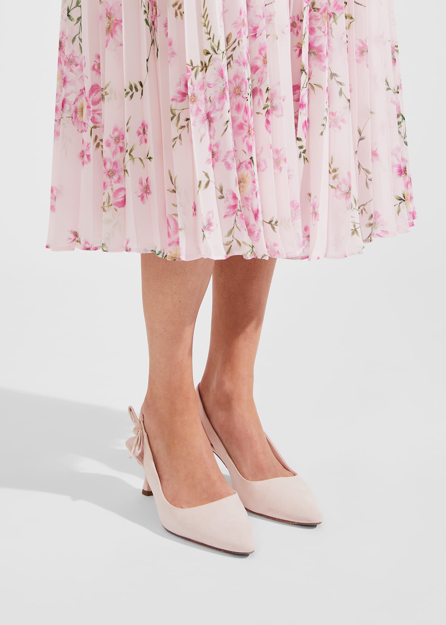 Pale pink sling back outlet shoes